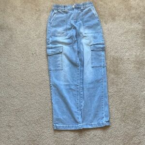 Light Blue Cargo Pants